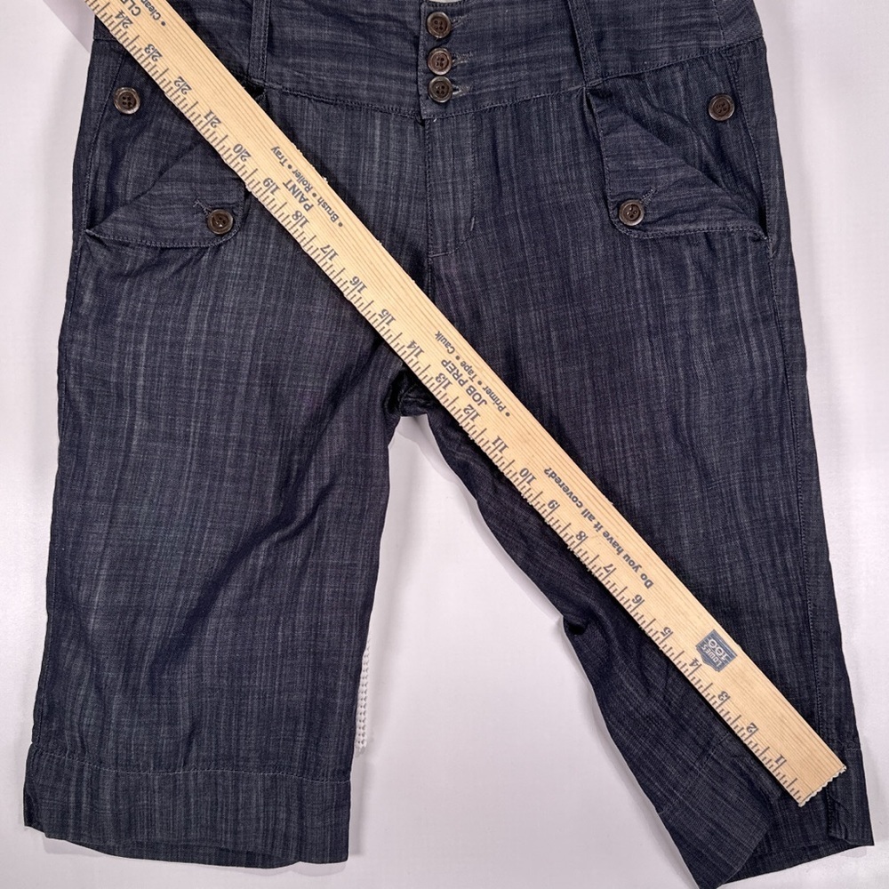 Stewart Brown Women Wide Leg Culotte Capri Organic Cotton Pants 2 - Picture 12 of 12